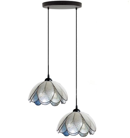 Tiffany Kroonluchter Sparkling Pioenroos 2 - Art Deco Trade