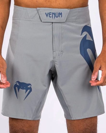 Venum Light 5.0 Fightshort - Grey/Blue - Blue/Grey