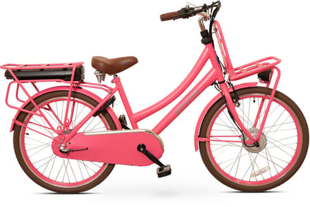 Antilope Cargo Plus N3 Elektrische Transportfiets 24 Inch 40 Cm Roze