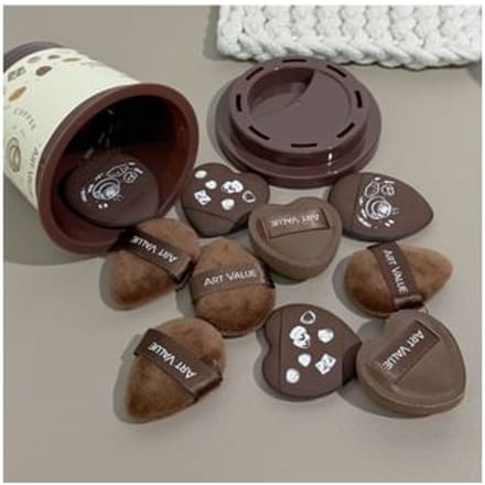 Art Value - Coffee Mini Powder Puff - Make-upspons