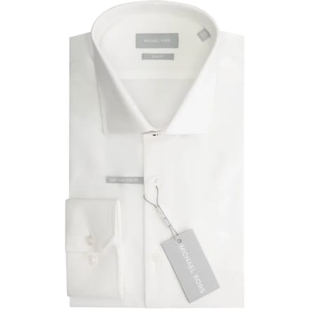 Slim fit shirt Michael Kors Pinpoint Oxford