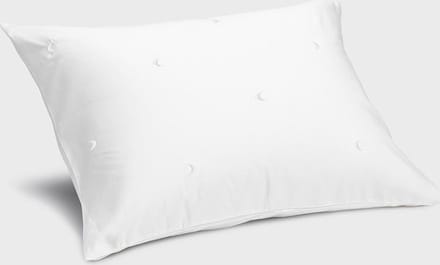 Yumeko kussensloop katoensatijn wit moon 50x70 - Bio, eco & fairtrade - 1 stuk