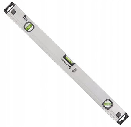 Aluminium waterpas 120cm met 3 waterpassen en verticaal zicht