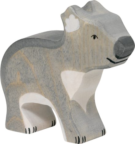 HOLZTIGER Wildernis - Koala - 7X2X7Cm - Houten Figuur - Handgemaakt