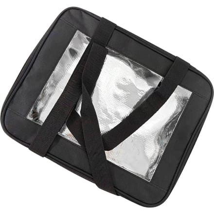 Sac Isotherme Alimentaire Empilable Portable avec Couvercle Poignées pour Aliments Chauds Froids gray