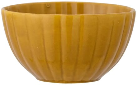 Bloomingville Schaal aardewerk geel Latina 12cm
