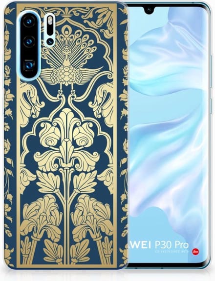 Huawei P30 Pro TPU Case Beige Flowers