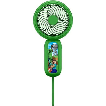 Minecraft - draagbare handventilator - zeer stil - USB-C oplaadbaar - met polsbandje