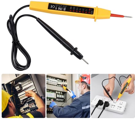 Digitale Spanningsmeter voor Gelijk- en Wisselspanning tot 500V