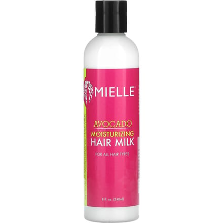 Mielle, Moisturizing Hair Milk, Avocado, 8 fl oz (240 ml) pink
