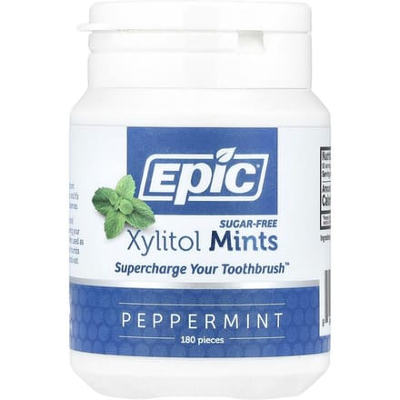 Xylitol Muntjes, Pepermunt, Suikervrij, 180 Stuks