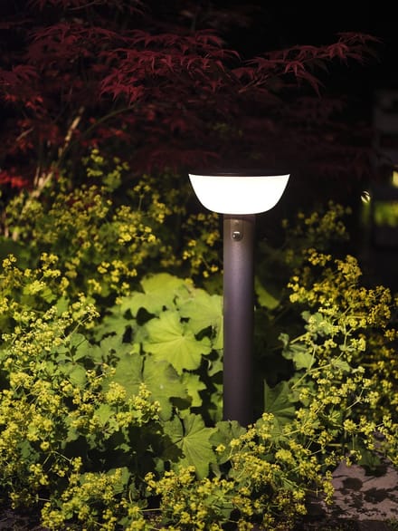 Luxform - Hybrid, 1x Lawton pathlight, 45/300LM, black, 1xPDQ