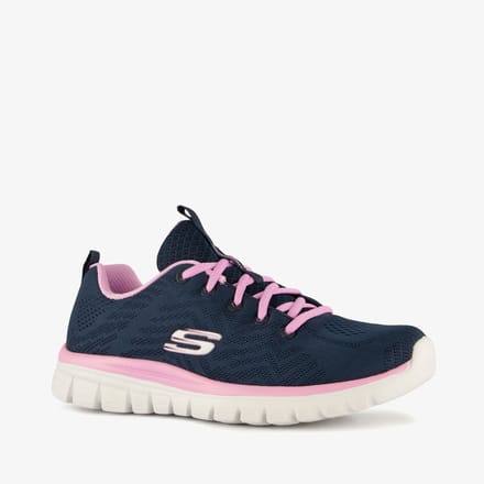 Skechers Graceful Get Connected dames sneakers blauw