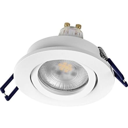 OSRAM Spot Set LED inbouwspot DIM 6W 827 Wit 85mm, 500lm 2700K Warm Wit, CRI≥80, Dimbaar Aluminium, set van 3