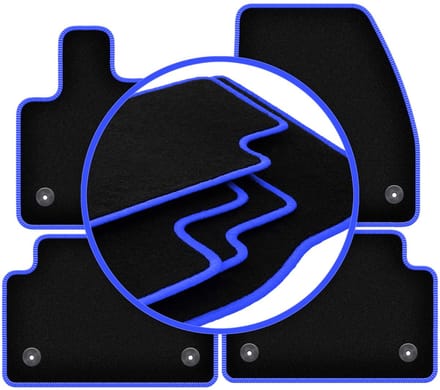 CARLUX-BLUE automatten voor: Range Rover Evoque II SUV (2019-)