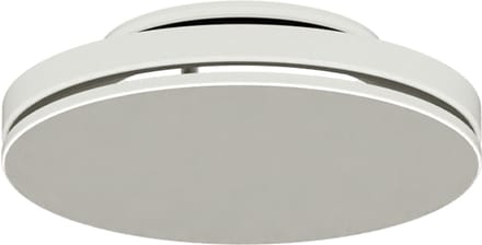 Econox Plafondrooster staal met ronde uitblaas â€“ 200 mm â€“ RAL 9010