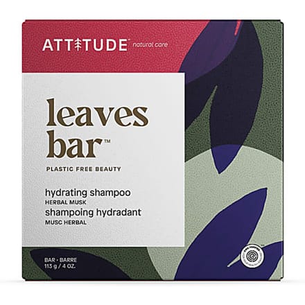 Attitude Leaves Bar Shampoo Vochtinbrengend Kruidengeur