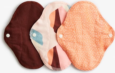 ImseVimse wasbaar inlegkruisjes - 3 stuks - Orange Sprinkle - Oranje mix