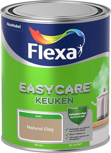 Flexa - Easycare Keuken - Natural Clay - Mengverf - 1 L