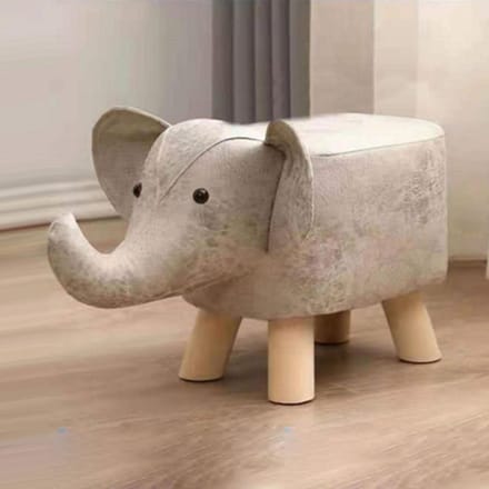 Dieren Voetenbankjes Multifunctioneel Schattig Cartoon Dier Klein Bankje voor Thuis Kleuterschool Groen grijs witte kleur