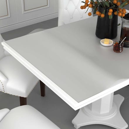 vidaXL - Tafelbeschermer - 80x80 - cm - 1,6 - mm - PVC - mat