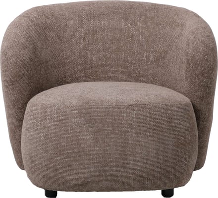 PTMD - Fauteuil Aphrodite - Taupe - 89x85x70cm