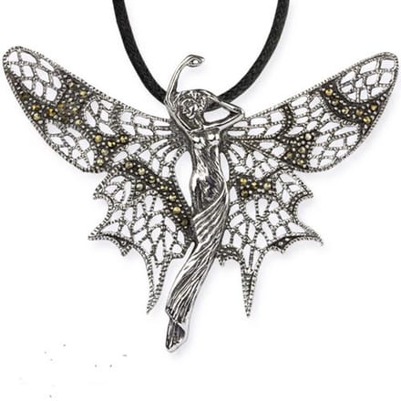 Zilveren Gorgeous Elf hanger