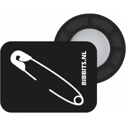 Bibbits hardloopmagneten | Safety pins black