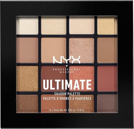 NYX Professional Makeup Ultimate Shadow Palette - Warm Neutrals - Oogschaduw Palet - 13,3 gr