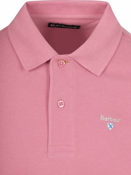 Barbour Pique Polo True Roze - Maat XL - Heren