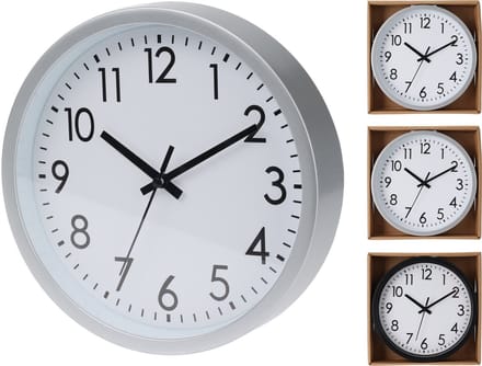 Wandklok educatief speelgoed multicolor karton 20cm.