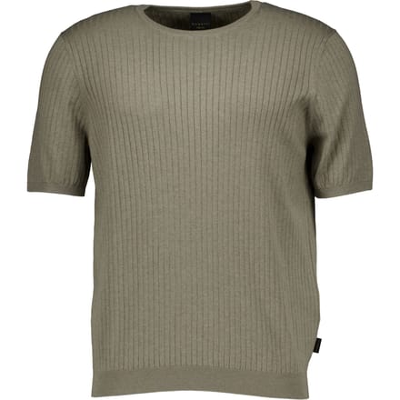 Bugatti Herren T-shirt 1/2 Arm T-shirts Groen 7200-15552e