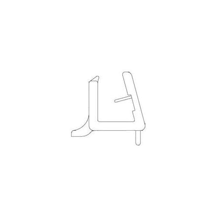 DUSCHOLUX water deflector profile for Collection 1 Art. 250240010000950