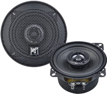 HiFonics TRX42 - Autospeaker - 10cm - 2 weg coaxiale set - 60 Watt RMS - Goedkope luidsprekers - 100mm