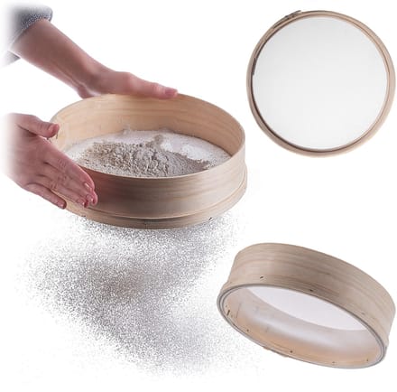 Genca zeef voor meel, diameter 230 mm, houten