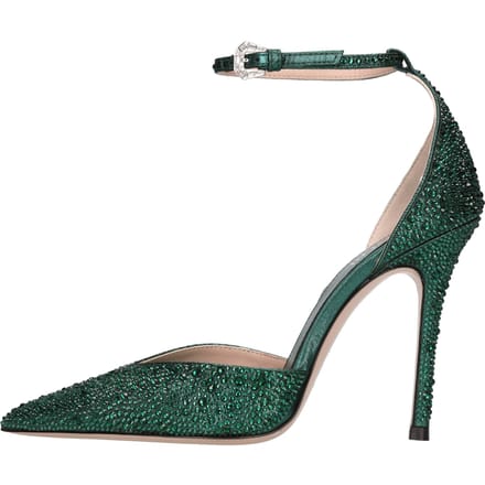 Gedebe Schoenen met groene hak