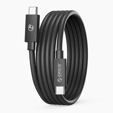 Orico Thunderbolt 5 Naar Usb-C Kabel 240W 1,5M 80Gbps Voor Snel Opladen