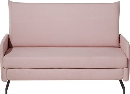 BELFAST - Slaapbank - Roze - Polyester