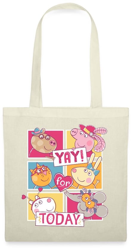 Peppa Pig, Pedro, Mandy, Rebecca, Suzy & Emily Tas Van Stof Schoudertas