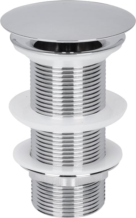 Differnz Afvoerplug Chroom - Always Open Mix & Match - Maat: L - Ã˜ 72 mm