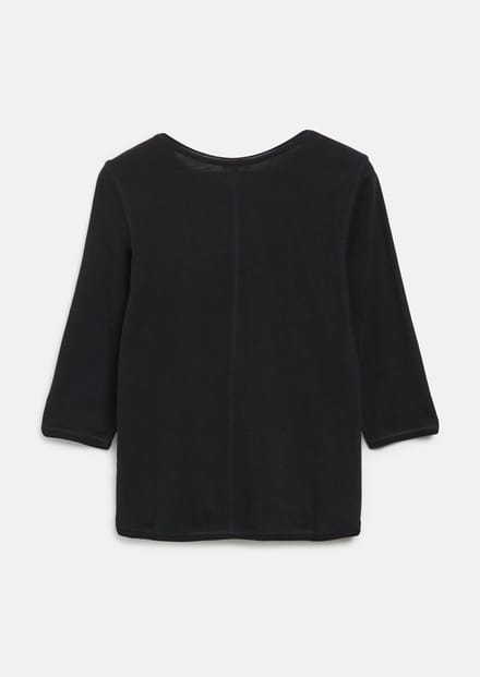 regular fit 3/4-shirt van puur katoen