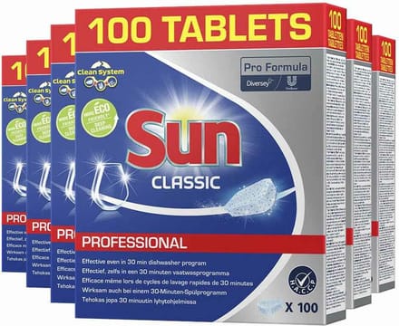 Sun Professional Vaatwastabletten Classic Pro Formula 100 stuks