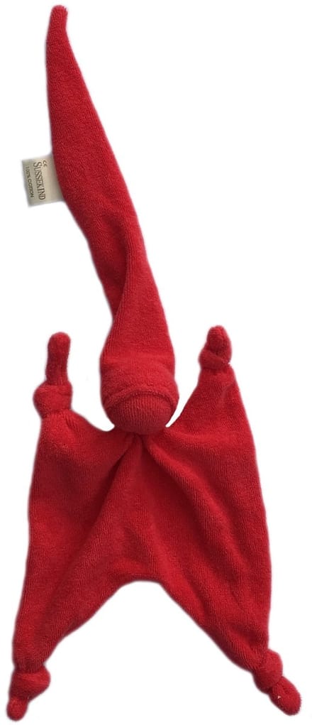 Sussekind badstof knooppopje rood
