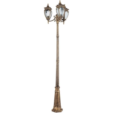 Maytoni Fleur lantaarnpaal, goud antiek