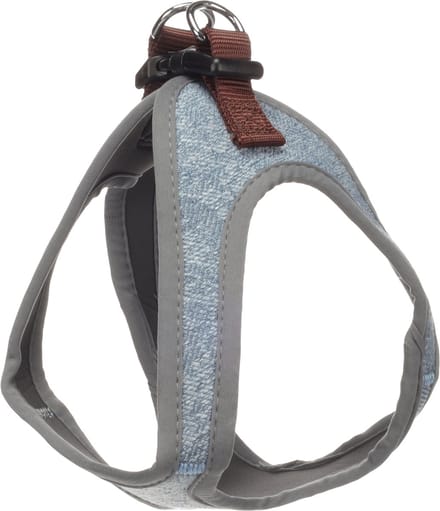 Flamingo Hond Harnas Step&Go Nelson Blauw L 37cm 44cm