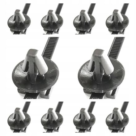 1000x Kabelbinders met Clip 200mm x 6mm UV-bestendig - Zwart