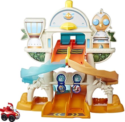 Playskool Nicelodeon jr. - Top Wing Academy racebaan - auto speelset garage