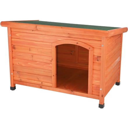 Hondenhok Trixie - Classic Bruin - Vurenhout, Plat Dak, 85x58x60 cm