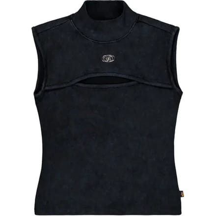 Dames mouwloos T-shirt Alpha Industries World Cut Out