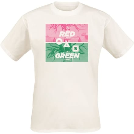 Squid Game T-shirt - First Game - XL tot XXL - voor Mannen - ecru